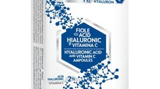 Fiole cu Acid Hialuronic - Gerovital H3 Hyaluron C Hyaluronic Acid and Vitamin C Ampoules, 10 fiole x 2ml