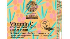 Fluid Light Tonifiant cu Vitamina C, B5 si Acid Aialuronic Oblepikha C-Berrica, 50 ml