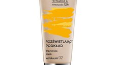 Fond de ten iluminator cu vitamina C si E 02 Natural, 30ml