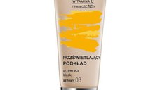 Fond de ten iluminator cu vitamina C si E 03 Beige, 30ml