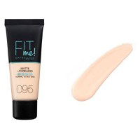 Fond de Ten - Maybelline Fit Me! Matte + Poreless Normal to Oily Skin, nuanta 095 Fair Porcelain, 30 ml - 1