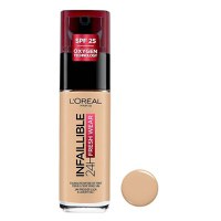 Fond de Ten Rezistent la Transfer - L&#039;Oreal Paris Infaillible 24H Fresh Wear, nuanta 100 Linen, 30 ml - 1