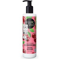 Gel de Dus Bio cu Afine si Cirese Softening Cherry &amp; Blueberry Organic Shop, 280 ml - 1