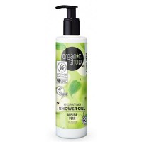 Gel de Dus Bio Hidratant cu Mere si Pere Hydrating Apple &amp; Pear Organic Shop, 280 ml - 1