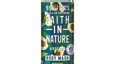 Gel de Dus Natural Nutritiv cu Avocado Faith in Nature, 400 ml