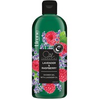 Gel de dus Oil Therapist cu ulei esentjal de lavanda si zmeura , 400ml - 1