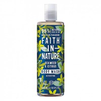 Gel de Dus si Spuma de Baie cu Alge Marine si Citrice Faith in Nature, 400ml - 1