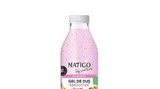 Gel de dus Smoothie Natigo By Nature cu extract de Capsuni si Banane 97% ingrediente naturale 400ml