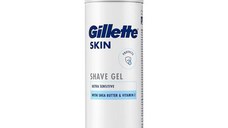 Gel de Ras cu Unt de Shea si Vitamina E - Gillette Skin Shave Gel Ultra Sensitive with Shea Butter & Vitamin E, 200 ml