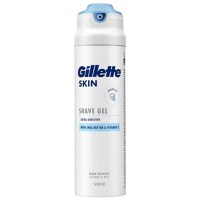 Gel de Ras cu Unt de Shea si Vitamina E - Gillette Skin Shave Gel Ultra Sensitive with Shea Butter &amp; Vitamin E, 200 ml - 1