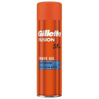 Gel de Ras Hidratant cu Unt de Cacao - Gillette Fusion 5 Action Shave Gel with Cocoa Butter, 200 ml - 1