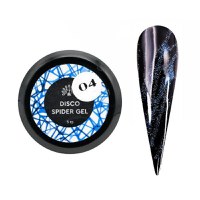 Gel Disco Spider, Global Fashion, 5 gr, Albastru 04 - 1