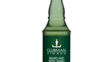 Gel pentru Barba, Par si Corp - Clubman Pinaud Beard & Body Wash, 430 ml