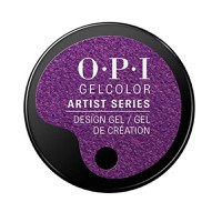 Gel Unghii Semipermanent pentru Design - OPI GelColor Artist Series Grape Minds Think Alike, 6 g - 1