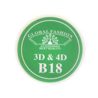 Gel UV 4D plastilina, gel plastart, Global Fashion, B18, 7g, verde deschis - 1