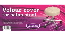 Husa din Velur pentru Protectia Scaunelor din Salon Beautyfor, alb