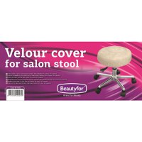 Husa din Velur pentru Protectia Scaunelor din Salon Beautyfor, alb - 1