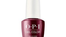 Lac de Unghii Semipermanent - OPI Gel Color Malaga Wine, 15 ml