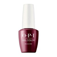 Lac de Unghii Semipermanent - OPI Gel Color Malaga Wine, 15 ml - 1