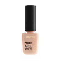 Lac pentru unghii Gerovital Beauty Magic Gel Effect Nuanta 01 Crem, 11ml - 1