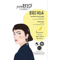 Masca Crema Tratament cu Banane pentru Ten Uscat Brenda PuroBio Cosmetics, 10ml - 1