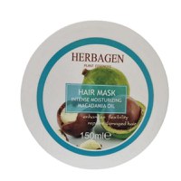 Masca de Par Intens Hidratanta cu Ulei de Macadamia Herbagen, 150ml - 1