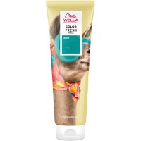 Masca de Par Nuantatoare cu Pigment Verde Menta - Wella Professionals Color Fresh Mask Mint, 150 ml - 1