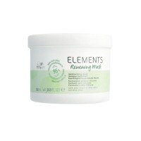 Masca de Par Vegana pentru Toate Tipurile de Par - Wella Professionals Elements Renewing Mask, varianta 2023, 500 ml - 1