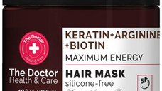 Masca Energizanta The Doctor Health & Care - Keratin, Arginine and Biotin Maximum Energy, 295 ml