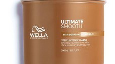 Masca Hidratanta pentru Par Uscat si Lipsit de Stralucire cu Squalan & Omega 9 - Wella Professionals Ultimate Smooth cu Efect Anti-electrizare, 500 ml