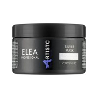 Masca pentru neutralizarea nuantelor de galben de pe par blond Silver Elea Professional Artisto, 250 ml - 1