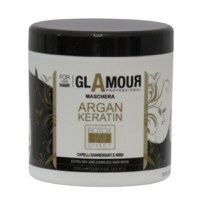 Masca pentru par cu argan si keratina cu efect de botox, Glamour 1000 ml - 1