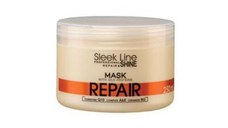 Masca Reparatoare Sleek Line pentru par deteriorat, 250ml