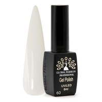 Oja semipermanenta Black Elite, Global Fashion 8 ml, Alb 060 - 1