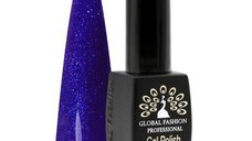 Oja semipermanenta Black Elite, Global Fashion, 8 ml, Albastru 055