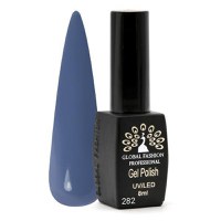 Oja semipermanenta Black Elite, Global Fashion, 8 ml, Albastru 282 - 1