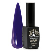 Oja semipermanenta Black Elite, Global Fashion, 8 ml, Albastru 339 - 1