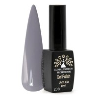 Oja semipermanenta Black Elite, Global Fashion 8 ml, Gri 238 - 1