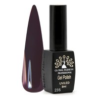 Oja semipermanenta Black Elite, Global Fashion, 8 ml, Maro 235 - 1