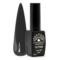 Oja semipermanenta Black Elite, Global Fashion, 8 ml, Negru 184 - 1