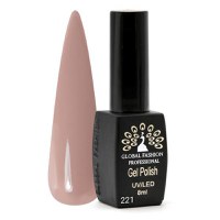 Oja semipermanenta Black Elite, Global Fashion, 8 ml, Nude 221 - 1