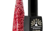 Oja semipermanenta Black Elite, Global Fashion 8 ml, Rosu 162