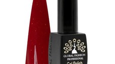 Oja semipermanenta Black Elite, Global Fashion 8 ml, Rosu 188