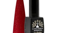 Oja semipermanenta Black Elite, Global Fashion 8 ml, Rosu 190