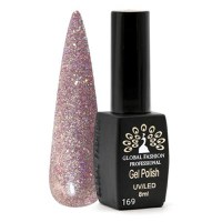 Oja semipermanenta Black Elite, Global Fashion 8 ml, Roz 169 - 1