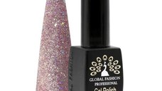 Oja semipermanenta Black Elite, Global Fashion 8 ml, Roz 169