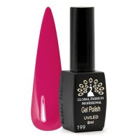 Oja semipermanenta Black Elite, Global Fashion, 8 ml, Roz 199 - 1