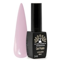 Oja semipermanenta Black Elite, Global Fashion, 8 ml, Roz 245 - 1