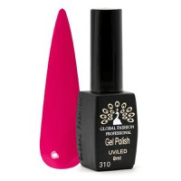 Oja semipermanenta Black Elite, Global Fashion, 8 ml, Roz 310 - 1