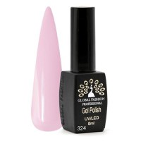 Oja semipermanenta Black Elite, Global Fashion, 8 ml, Roz 324 - 1